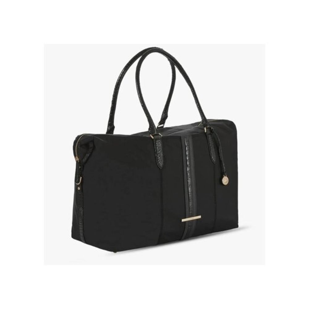 NWT Brahmin Duxbury Weekender Black Stellvia Travel Bag $475